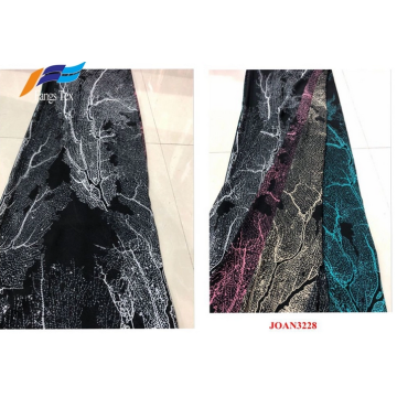 Polyester Digital Printed Black Abaya Veil Clothing Fabrics